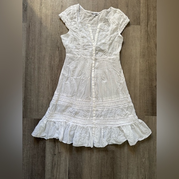 Lady Dutch Dresses & Skirts - Lady Dutch White Cotton Slip Dress